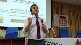 STEPA  Javier Arauz  Zaragoza  Interinos en Fraude de Ley  29octubre2019 [upl. by Philo]