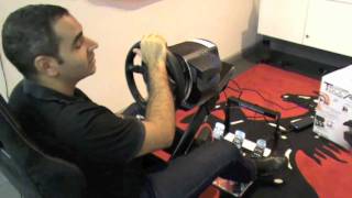 Thrustmaster T500 RS unboxing at The Gamesmen [upl. by Airdnaxila]