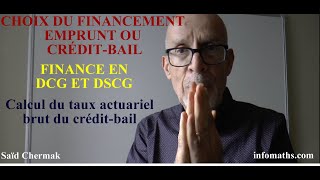 DCG DSCG FINANCEMENT PAR CREDIT BAIL [upl. by Aicilaana803]