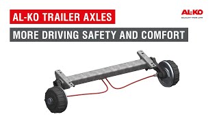 ALKO Trailer Axles  more driving safety and comfort [upl. by Eerehs]