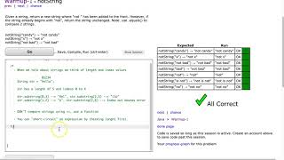 Codingbat  notString Java [upl. by Aek666]