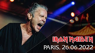 Iron Maiden  La Défense Arena Paris 26062022 • FULL MULTICAM CONCERT [upl. by Elyrehc]