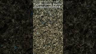 Stone Industry Jewels 22 Lundhs Ocean Granite Norway naturalstone graniteslabs petrology [upl. by Albion]