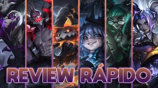 REVIEW RÁPIDO DAS NOVAS SKINS NOITE APAVORANTE [upl. by Esiuol956]