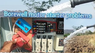 Borewell motor starter problems kannada Borewell starter connection kannada  submersible starter [upl. by Wetzel]