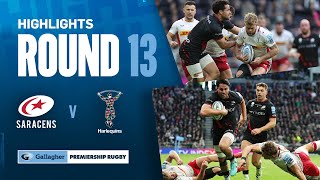 Saracens v Harlequins  HIGHLIGHTS  Braces For Dan And Maitland  Gallagher Premiership 202324 [upl. by Anaehs]