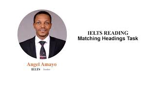 Matching Headings in IELTS Reading [upl. by Aneelad]