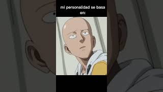 Mi personalidad se basa en onepunchman saitama battle personalgrowth xd edit viral shorts [upl. by Letnom]