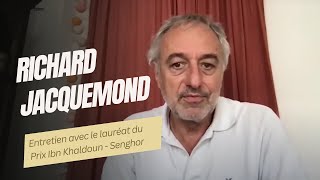 Richard Jacquemond  Lauréat du PrixIbnKhaldounSenghor 2021 [upl. by Buck]