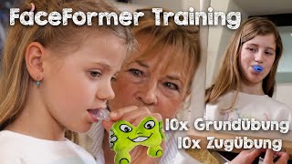 FaceFormer Training  Kinder  10x Grund  Zugübung [upl. by Ocirled]