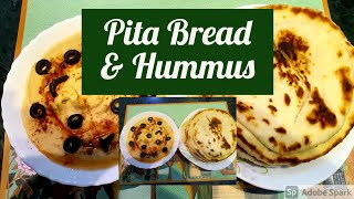 Pita Bread And Hummus Recipe By Humas Lifestyle [upl. by Eilrahs]