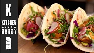 Fish Stick Tacos  Kitchen Daddy [upl. by Thorne]