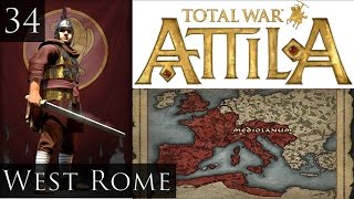 Total War Attila Legendary West Rome Campaign Part 34 [upl. by Anita]