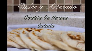 GORDITA DE HARINA SALADA PARA RELLENAR [upl. by Ezri942]