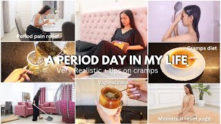 PERIOD ROUTINE ☁ Realistic Period Tips  Advice amp Healthly Diets on Cramps 🥗🍓  VLOG  Gulguli Singh [upl. by Oidiple]