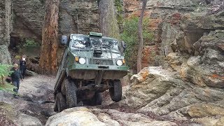 6x6 Pinzgauer  4x4 Perentie  Roll over Recovery  Mt Airly Teaser Video [upl. by Nehttam]