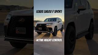 Active Height Control Demonstration  2023 Lexus LX600 F Sport shorts [upl. by Enaywd]