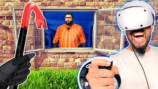 HIRSIZ OLUP EVLERİ SOYDUM Thief Simulator VR [upl. by Etat]