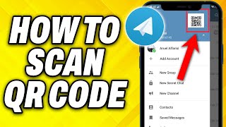 How To Scan QR Code on Telegram 2024 [upl. by Hercule935]