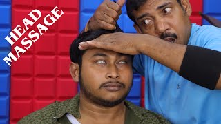 Stress Relief Head Massage  Hair Cracking Neck Cracking by Asim Barber  ASMR  SWAG [upl. by Roberto360]