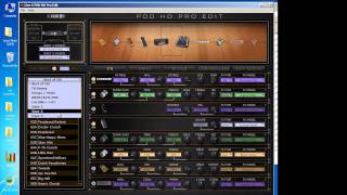 POD HD Edit Software and Customtonecom [upl. by Ivens650]