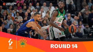 ASVELPanathinaikos  Round 14 Highlights  202324 Turkish Airlines EuroLeague [upl. by Johm]