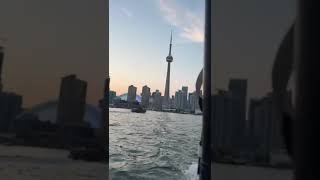 Toronto Island Ferry Tour Waterfront Skyscrspers Skyline Views [upl. by Marbut]