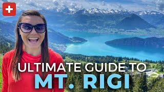 Ultimate Guide to Mt Rigi  Day Trip from Lucerne Switzerland [upl. by Valaree]