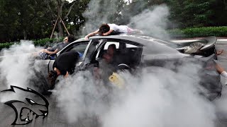 The Most INSANE Hellcat Burnout Ever… [upl. by Assetan]