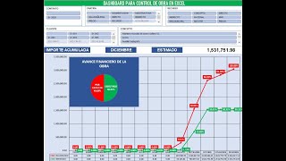 18 Programacion y Control de Obra en Excel [upl. by Aduhey]