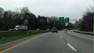 Interstates 7079  Pennsylvania Exits 21 to 18 westnorthbound [upl. by Ecined]