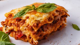 Recette facile de Lasagne viande hachée au four وصفة سهلة لزانيا باللحم المفروم في الفرن [upl. by Burdett]