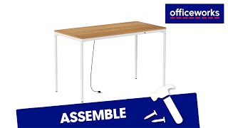 Skein Electric Sit Stand Desk Assembly Instructions [upl. by Chelsea]