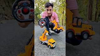 Rc Remote Control two ￼￼Excavator ￼Crane amp Jcb unboxing 🔥 [upl. by Enyamrahs158]