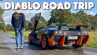 Driving A Lamborghini DIABLO SVR To GERMANY 500 Miles [upl. by Merton648]