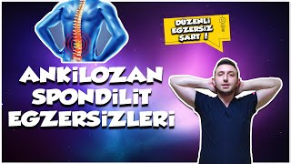 Ankilozan Spondilit Egzersizleri TEK VİDEO [upl. by Aicenaj]