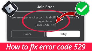 Cara Memperbaiki Error 529 di Roblox  Kode Error Roblox 529 [upl. by Aicinod976]