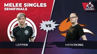 Leffen vs Mew2King  Melee Singles Semifinals  Smash Summit 6 [upl. by Sulihpoeht]