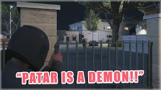 Louu Reacts to Patar POPPING OFF Against PD  Mandem NoPixel GTA RP [upl. by Nitz]