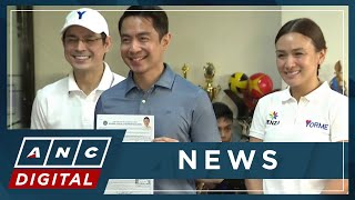 ExManila Mayor Isko Moreno accompanies ally in filing COC for congressional post  ANC [upl. by Eilegna693]