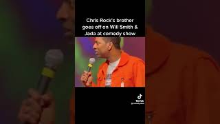 Chris Rock brother Tony slams Will Smith over Oscar Slap 👋🏾 [upl. by Coombs45]