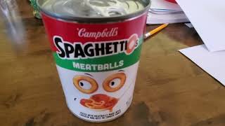 Campbells spaghettios and meatballs [upl. by Janith]