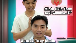 SKIN FADE with Comma hairstyle  Mens Haircut Tutorial  Barbershop [upl. by Brooking]