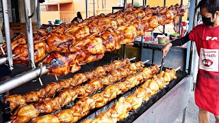 A super charcoalgrilled chicken that grills 300 pieces a day [upl. by Malik]