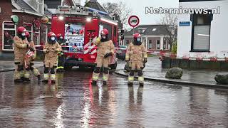 Steiger dreigt om te vallen in Bad Nieuweschans [upl. by Reinhardt]