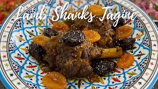 Amazing Lamb Shanks Tagine With Dried Apricots Prunes and Orange Blossom Water [upl. by Tryck869]