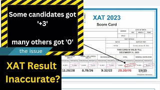 XAT scorecard out  3 Quant Discrepancies  Drastic fall in percentile  XLRI XIMB MBA [upl. by Livvyy]