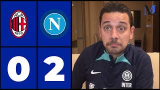 IL NAPOLI PASSA A SAN SIRO MILANISTI CHIEDETEMI SCUSA PAVLOVIC È UN PIPPONE MILANNAPOLI 02 [upl. by Frayne]