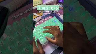 Yunzii X75 Typing Sounds For 30 Seconds  typingsounds typingasmr keebs [upl. by Suravaj982]