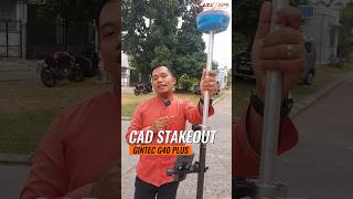 CAD STAKEOUT gintec g40 plus gnss cad survey stakeout gps gintec [upl. by Lorri]